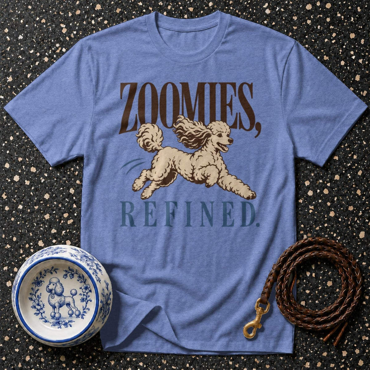 T-shirt Poodle Zoomies Refined T-Shirt Bella Canvas 3001 Color Chart | Snark & Curls