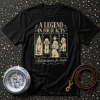 Legendary Poodle Acts T-Shirt Poodle "A Legend in Four Acts" T-Shirt | Premium Dog Apparel