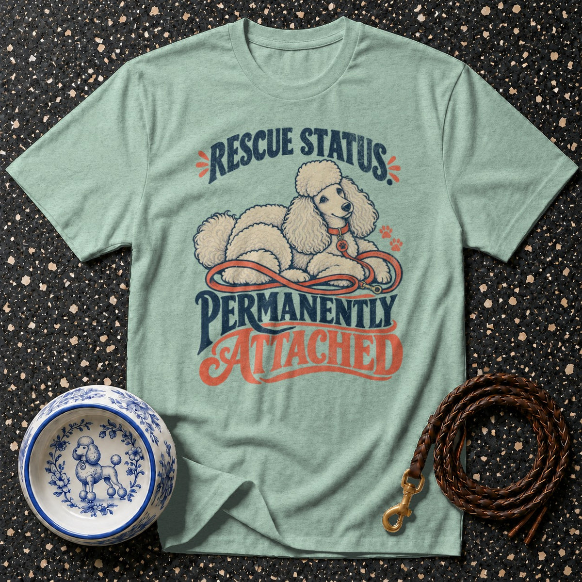 Permanently Attached Poodle T-Shirt