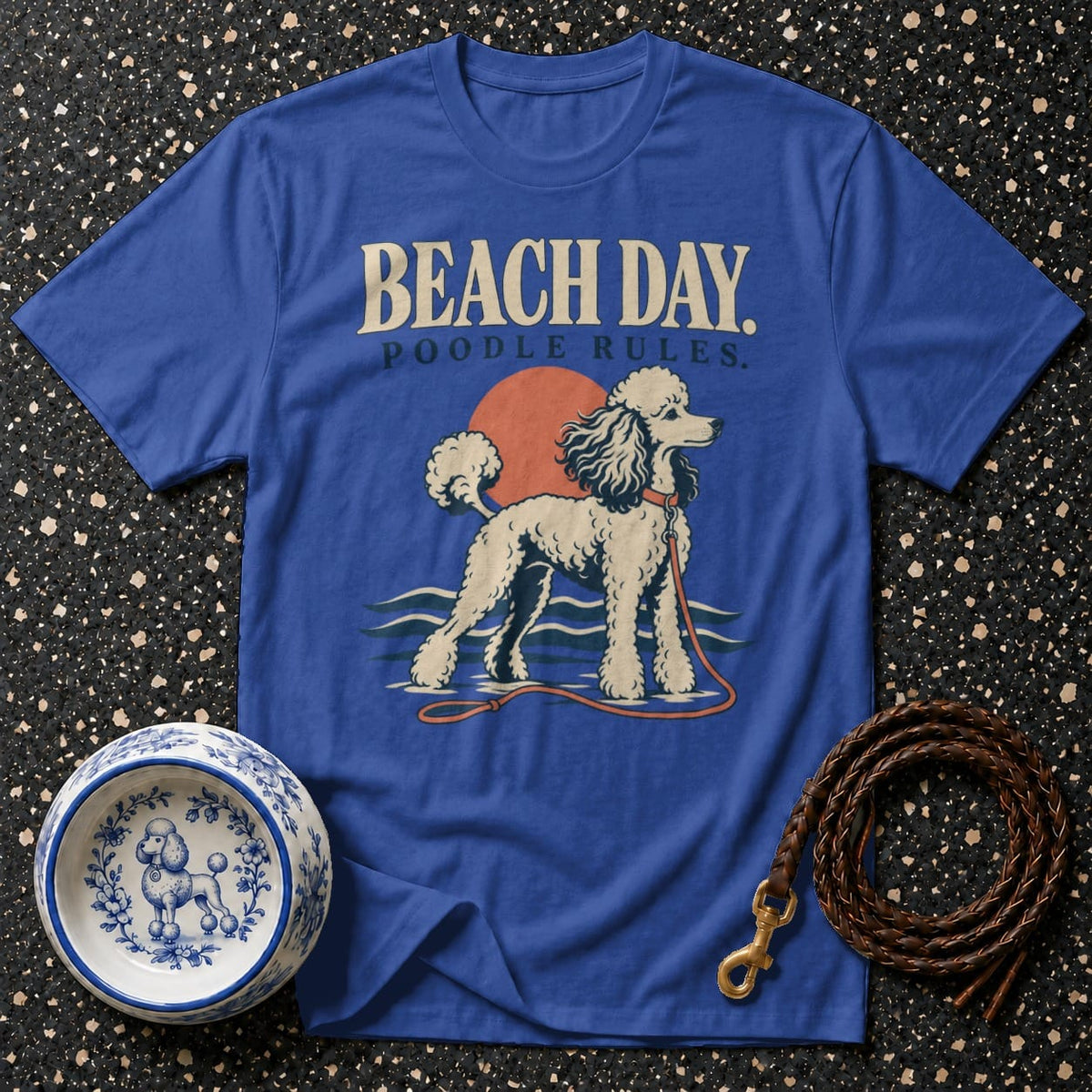 T-shirt Beach Day Poodle Rules T-Shirt Beach Day Poodle Rules T-Shirt | Premium Dog Apparel