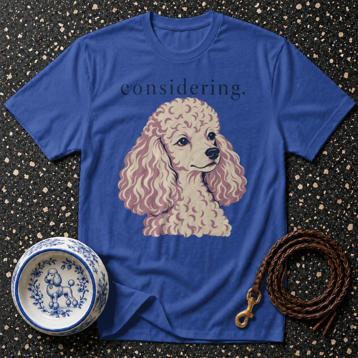 T-shirt Considering Poodle T-Shirt Poodle 'Considering' T-Shirt | Premium Dog Apparel