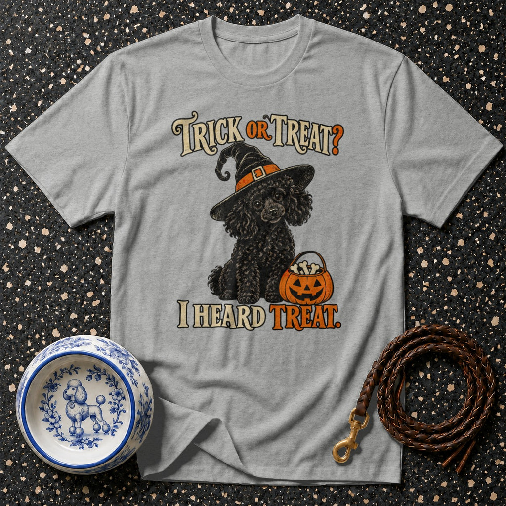 Trick Or Treat Poodle T-Shirt