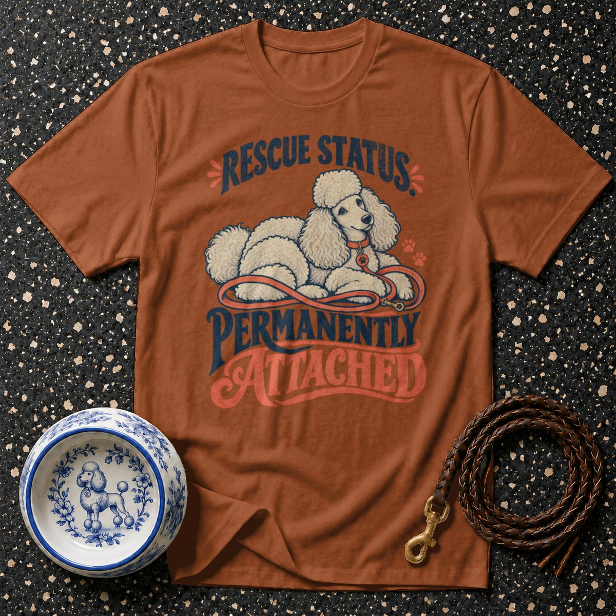Permanently Attached Poodle T-Shirt