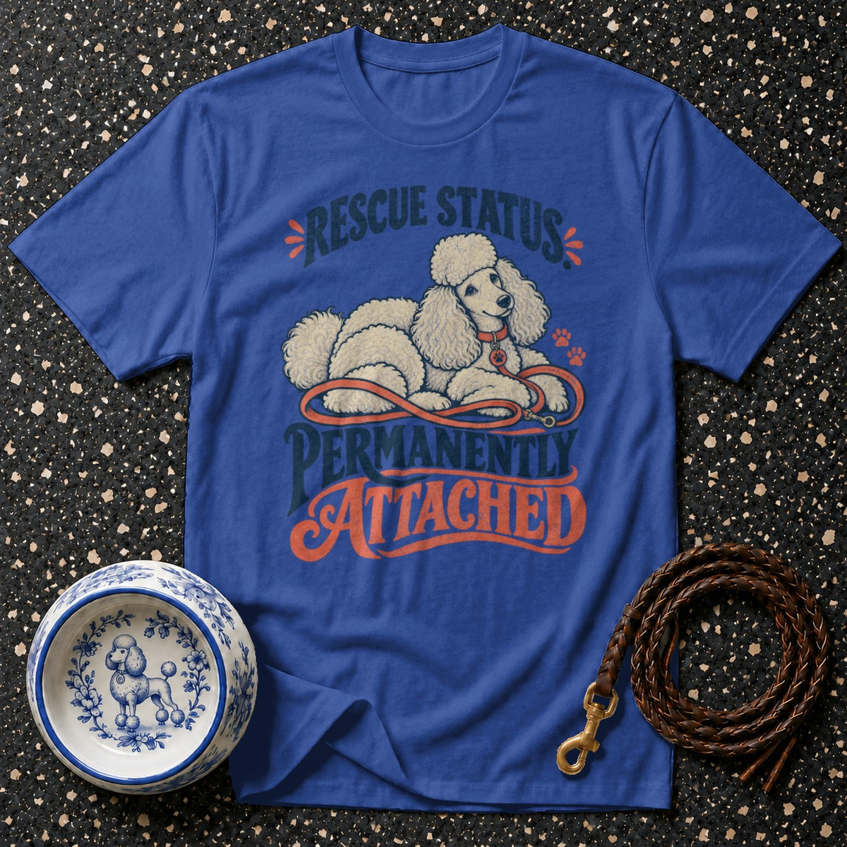 Permanently Attached Poodle T-Shirt