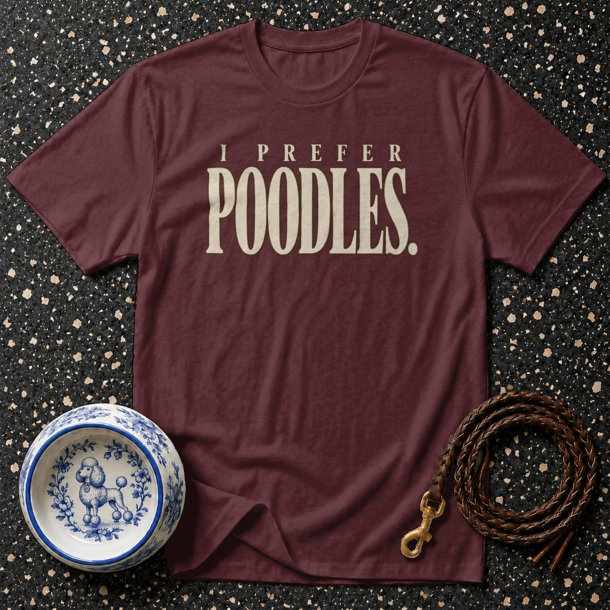 I Prefer Poodles Vintage T-Shirt I Prefer Poodles T-Shirt | Poodle Lover Apparel