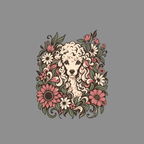 T-shirt Vintage Botanical Poodle T-Shirt Poodle Floral Art T-Shirt | Premium Pet Apparel