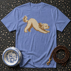 T-shirt Morning Stretch Poodle T-Shirt Playful Poodle T-Shirt | Premium Dog Apparel