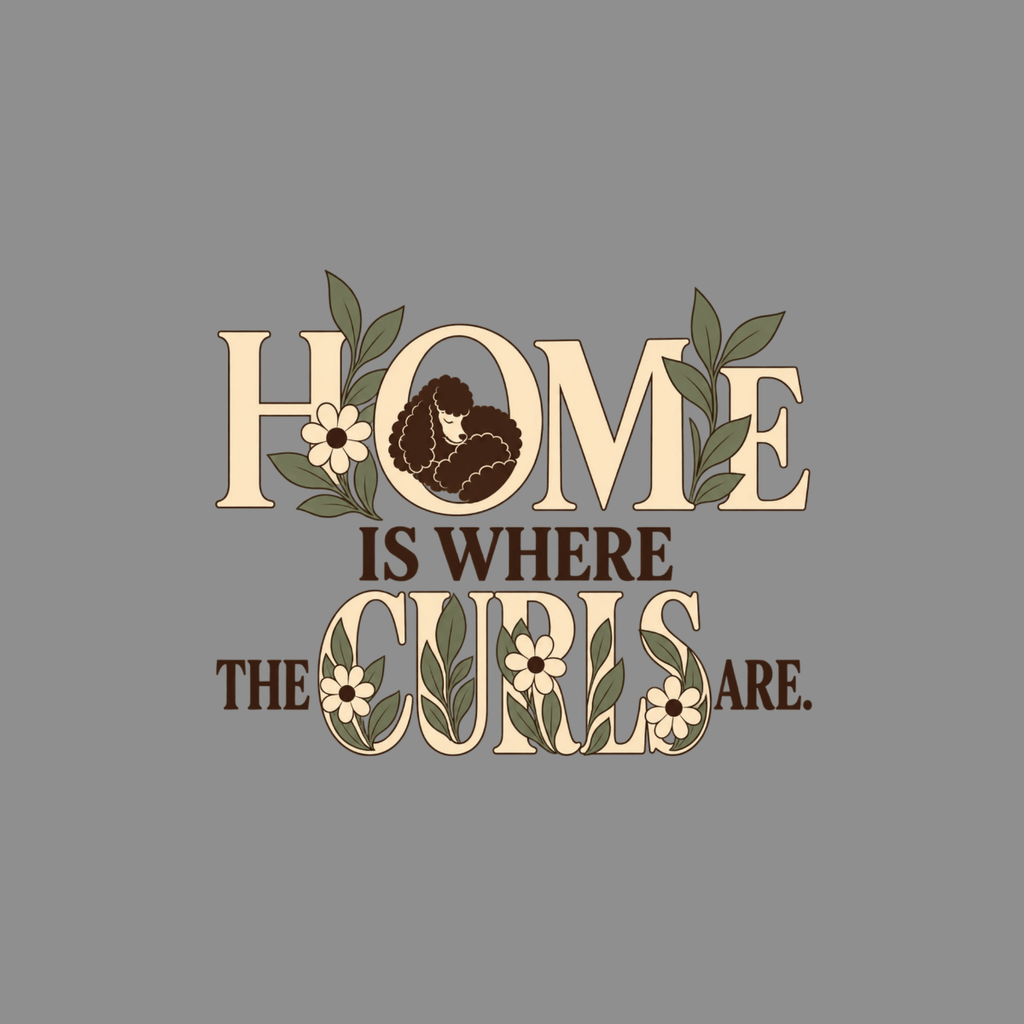 T-shirt Poodle Curls Floral T-Shirt Home Is Where The Curls Are T-Shirt | Poodle Lover Apparel