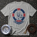 Nautical Poodle Lifebuoy T-Shirt Nautical Poodle T-Shirt | Premium Dog Apparel