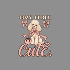T-shirt Cozy Curly Poodle T-Shirt Cute Poodle T-Shirt | Cozy Curly Canine Apparel