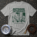 T-shirt Outdoor Poodle Enthusiast: Weather Permitting Tee Outdoor Enthusiast Poodle T-Shirt | Pet Lover Apparel