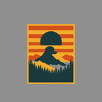 T-shirt Poodle Mountain Sunset T-Shirt Poodle Mountain Sunset T-Shirt | Premium Dog Apparel