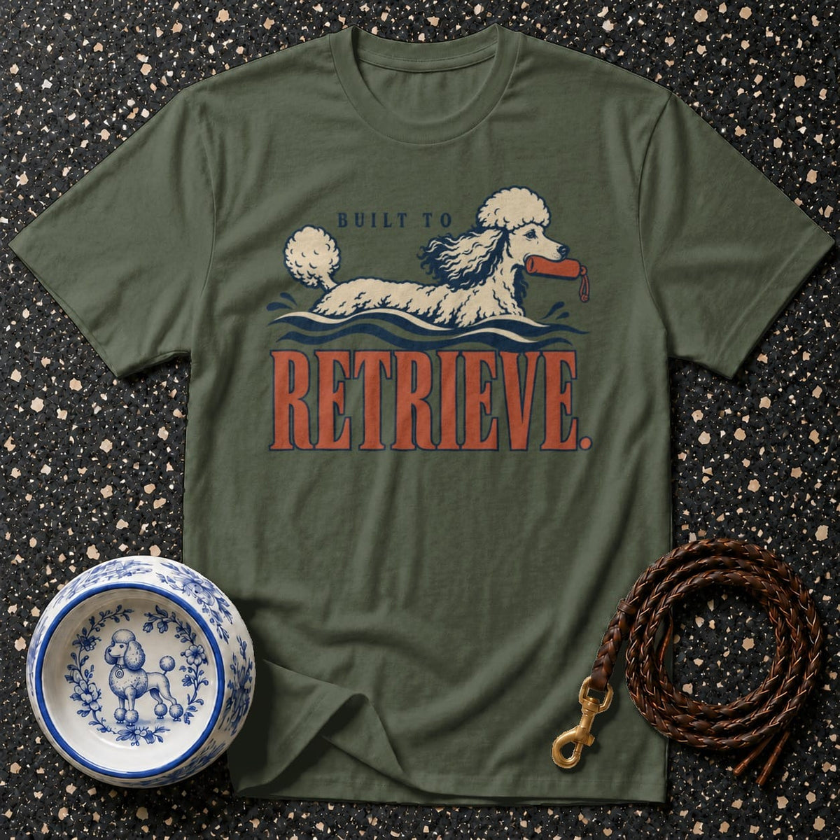T-shirt Built To Retrieve Poodle T-Shirt Retrieve Poodle T-Shirt | Built to Retrieve Dog Tee