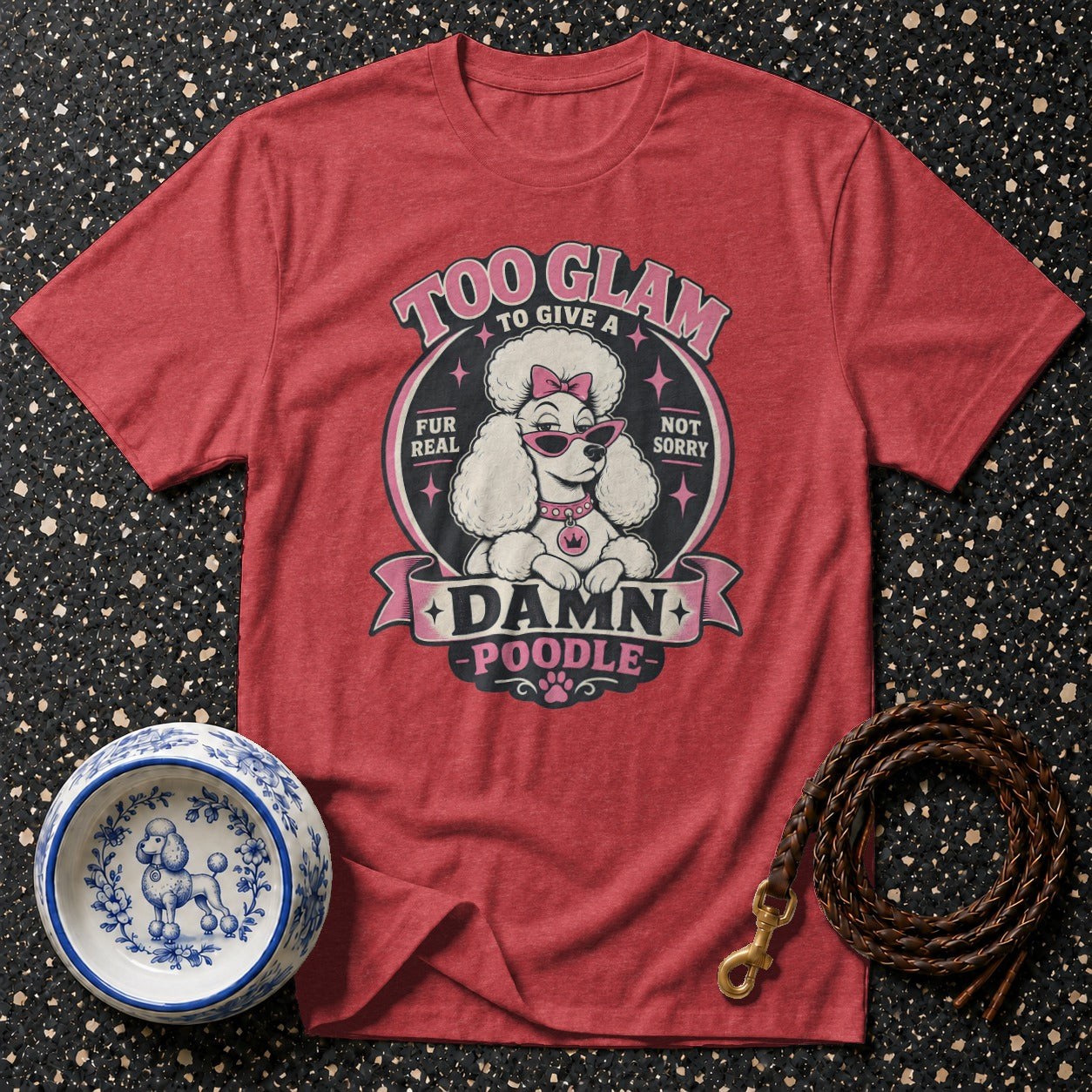 Red t-shirt with a