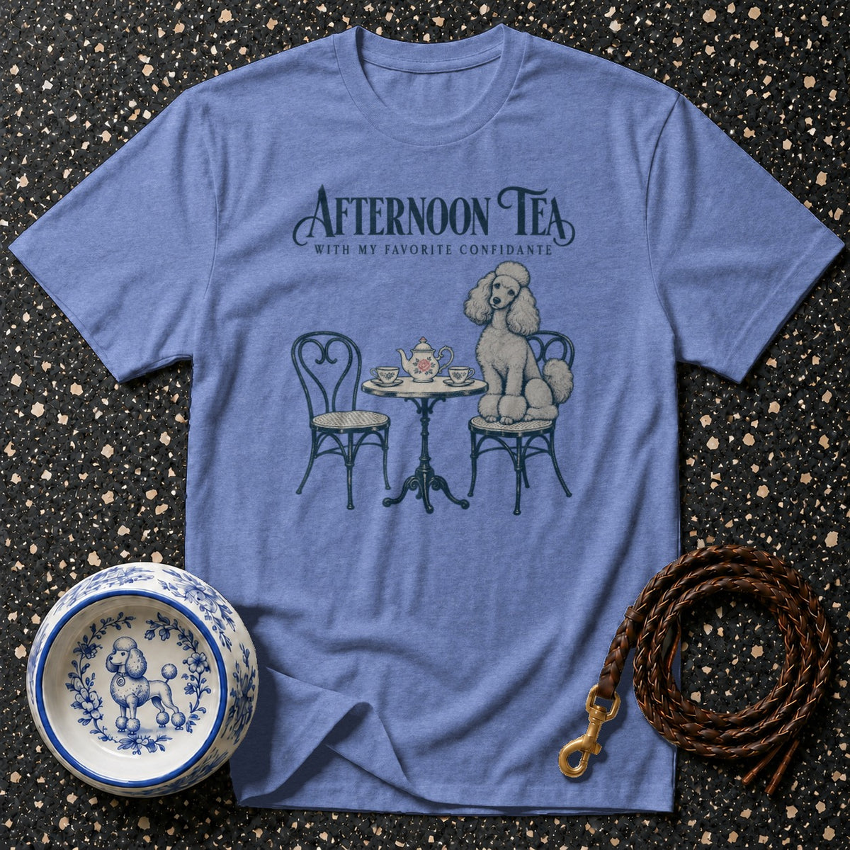 Afternoon Tea Poodle T-Shirt