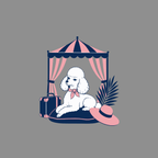 T-shirt Poodle's Chic Escape T-Shirt Poodle Travel T-Shirt | Paws & Pursuits