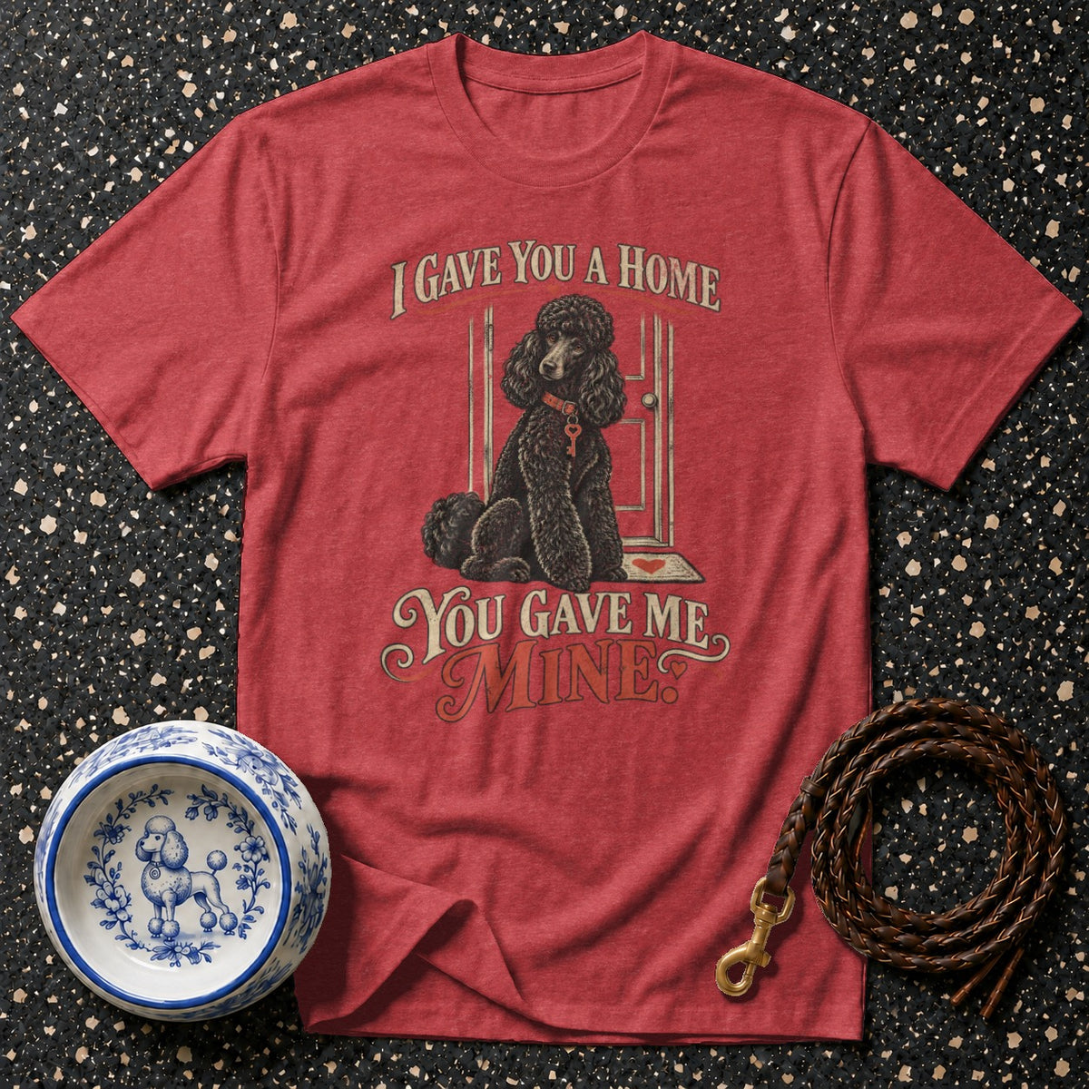Black Poodle Gave Me Mine T-Shirt