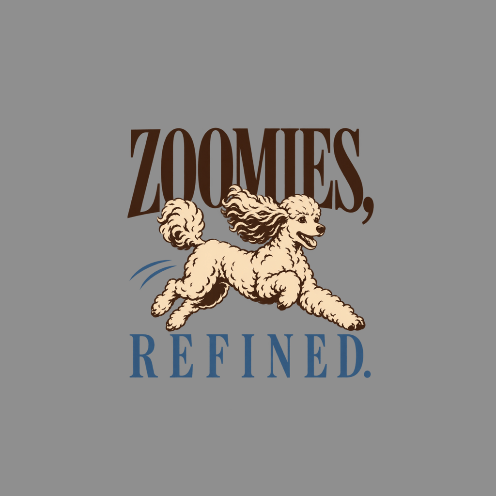 T-shirt Poodle Zoomies Refined T-Shirt Bella Canvas 3001 Color Chart | Snark & Curls