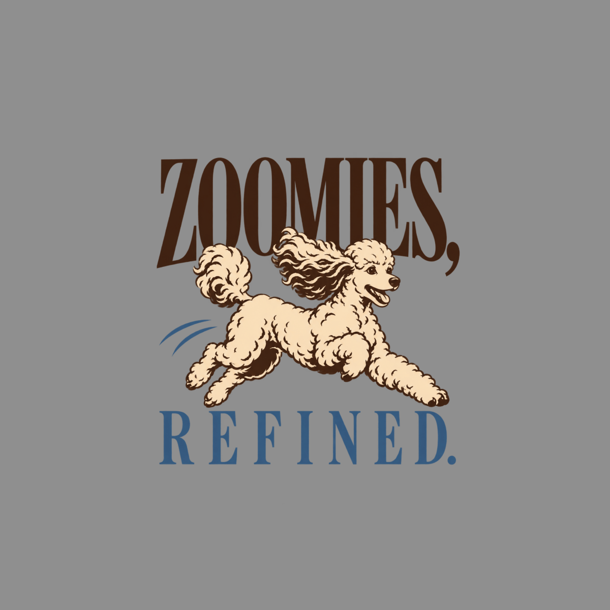 T-shirt Poodle Zoomies Refined T-Shirt Bella Canvas 3001 Color Chart | Snark & Curls