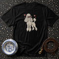 T-shirt Chic Heart Glasses Poodle T-Shirt Poodle Heart Sunglasses T-Shirt | Premium Dog Apparel