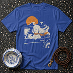Poodle Drive Vintage Sunset T-Shirt Poodle Convertible T-Shirt | Premium Dog Lover Apparel