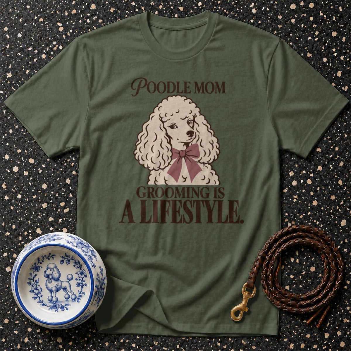 T-shirt Poodle Mom Grooming Lifestyle T-Shirt Poodle Mom T-Shirt | Grooming Is A Lifestyle
