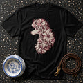 T-shirt Botanical Floral Poodle T-Shirt Floral Poodle T-Shirt | Premium Dog Apparel