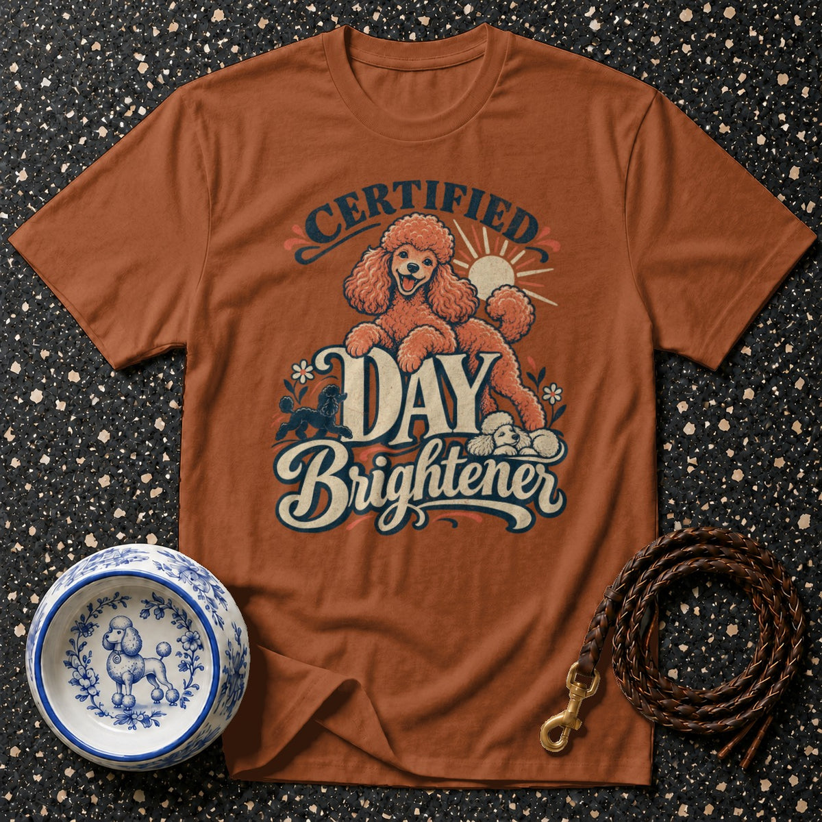 Certified Day Brightener Poodle T-Shirt