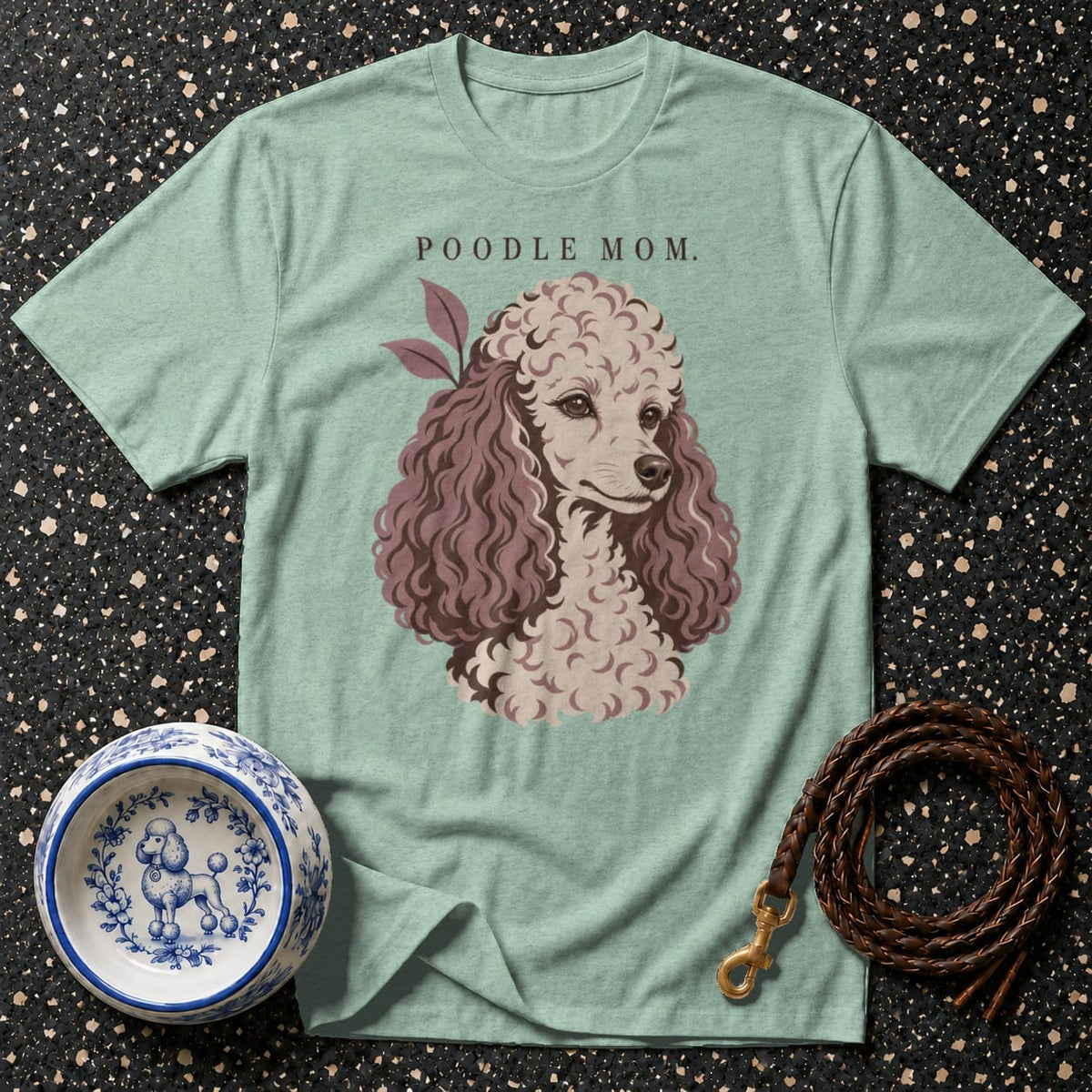T-shirt Chic Poodle Mom T-Shirt Poodle Mom T-Shirt | Premium Dog Lover Apparel