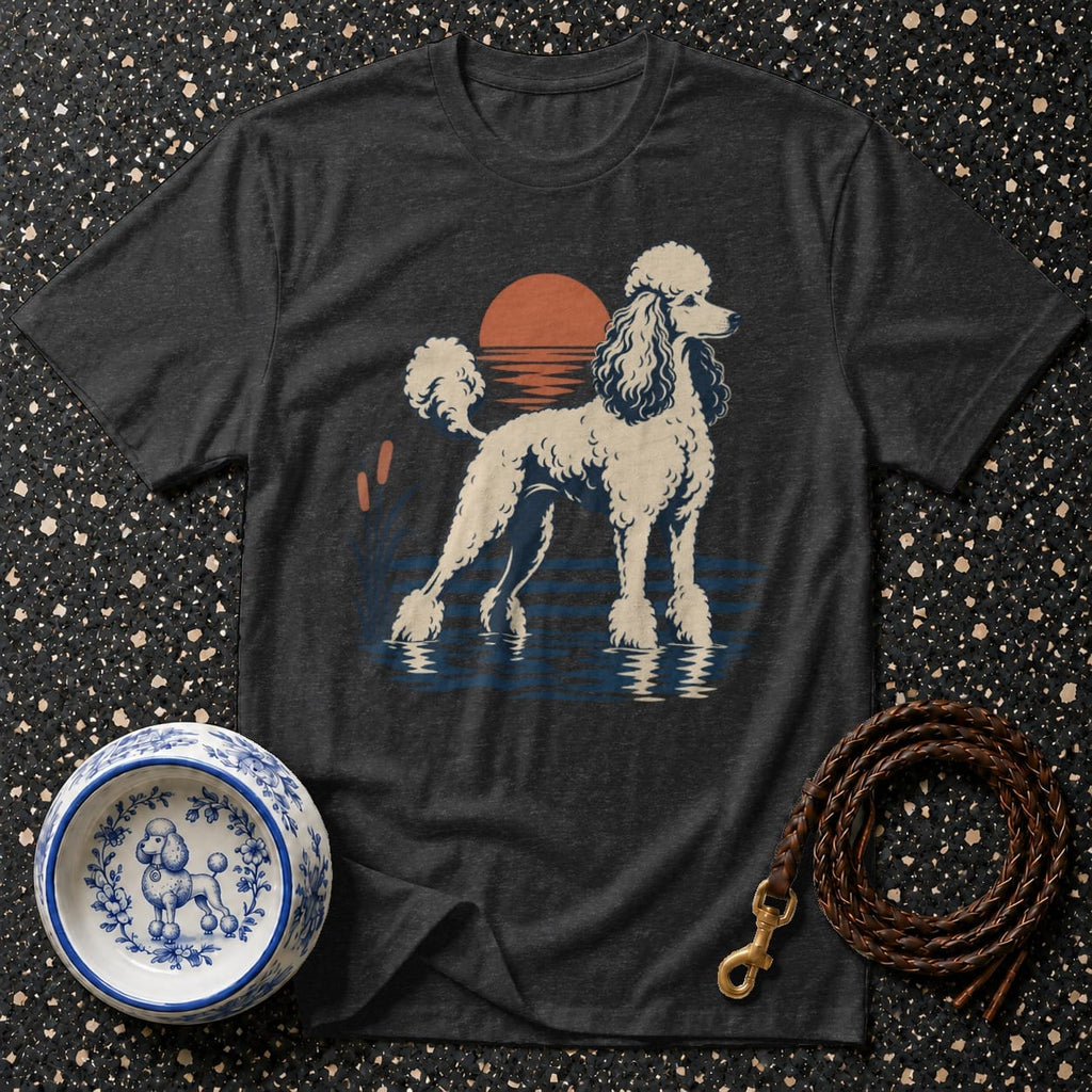 T-shirt Sunset Poodle Heritage T-Shirt Poodle Sunset T-Shirt | Premium Dog Apparel