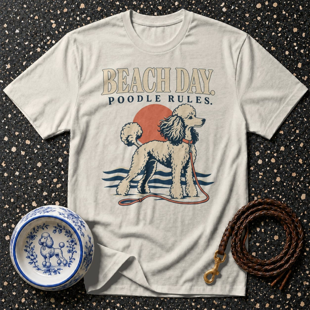 T-shirt Beach Day Poodle Rules T-Shirt Beach Day Poodle Rules T-Shirt | Premium Dog Apparel
