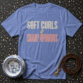 T-shirt Soft Curls, Sharp Opinions T-Shirt Soft Curls Sharp Opinions Poodle T-Shirt | Pet Lover Apparel