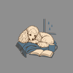 T-shirt Cozy Rainy Day Poodle T-Shirt Cozy Poodle T-Shirt | Cozy Dog Lover Apparel