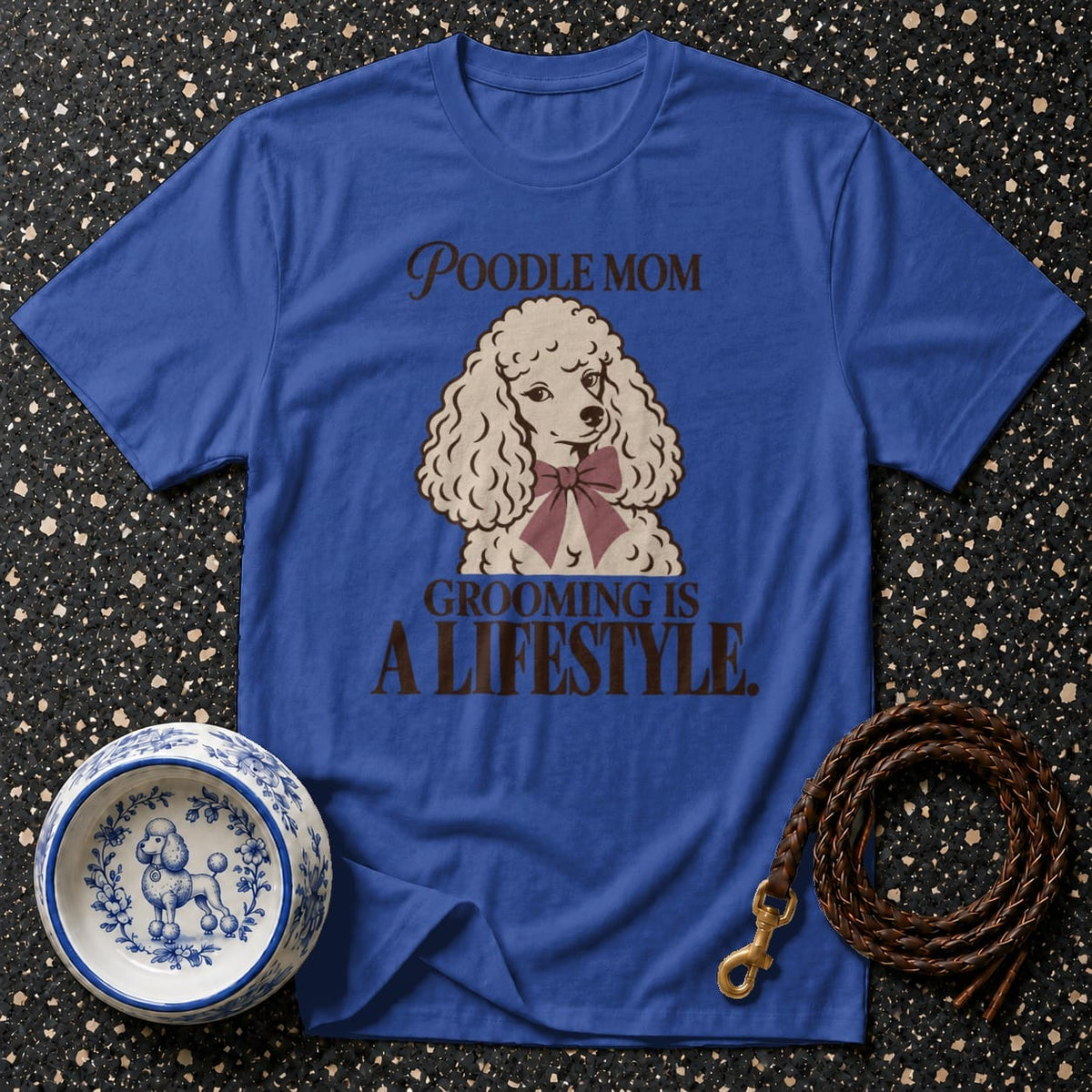 T-shirt Poodle Mom Grooming Lifestyle T-Shirt Poodle Mom T-Shirt | Grooming Is A Lifestyle