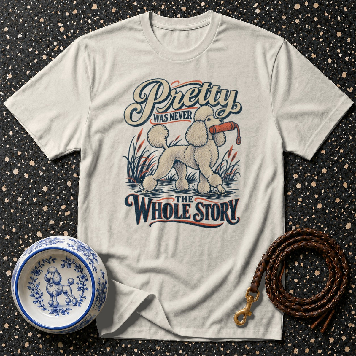 Pretty Hunting Poodle T-Shirt