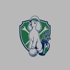 Poodle Caddy Golf Club Crest T-Shirt Poodle Golf T-Shirt | Premium Dog Lover Apparel