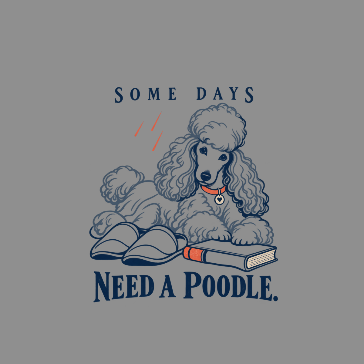 Cozy Days Poodle T-Shirt