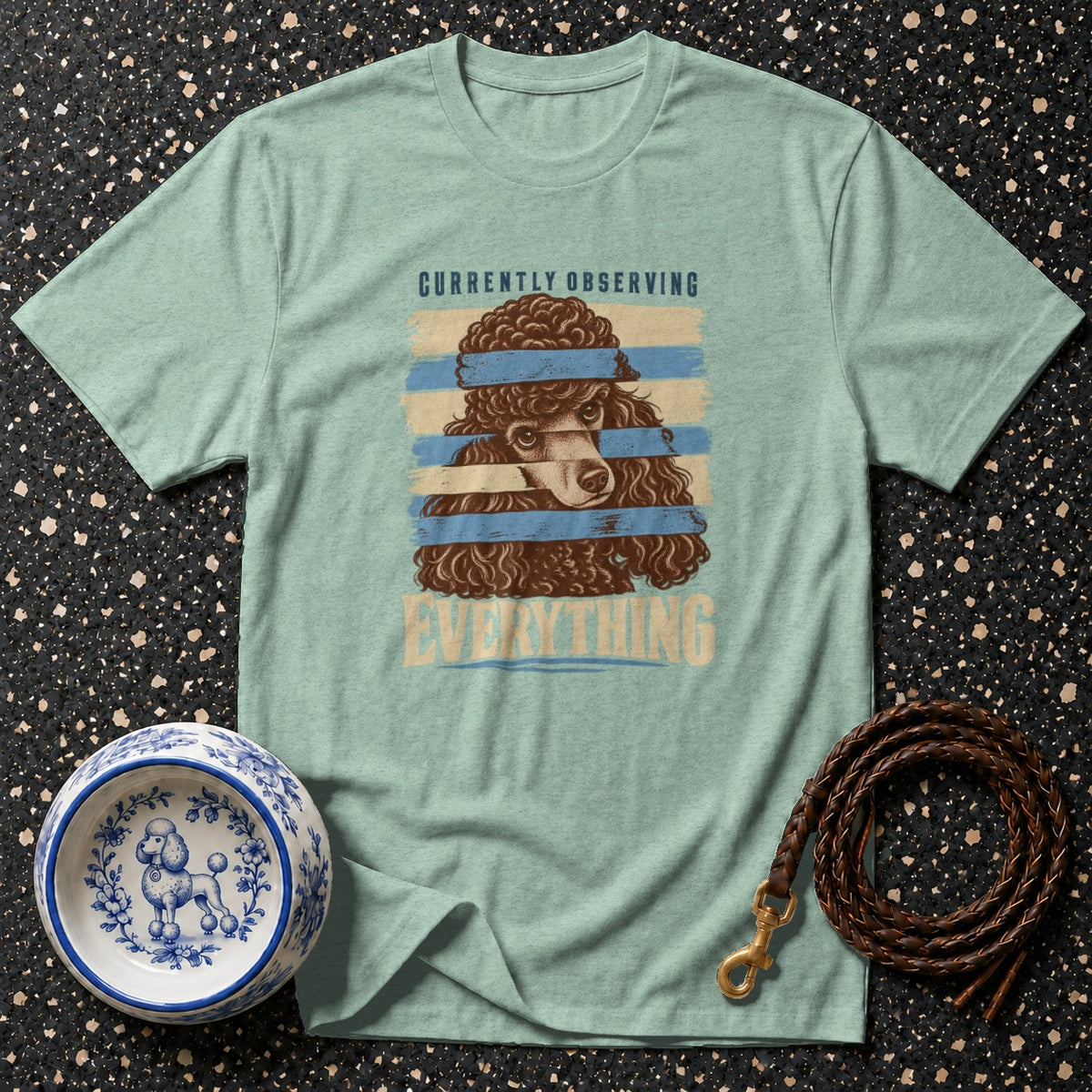 Observant Poodle Graphic T-Shirt
