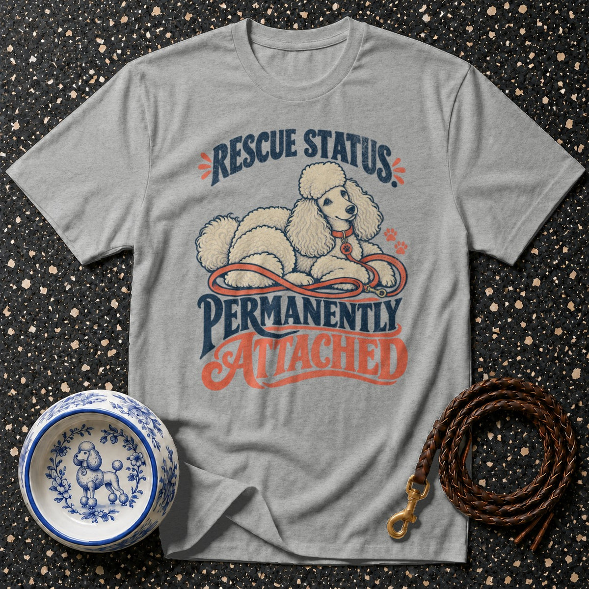 Permanently Attached Poodle T-Shirt