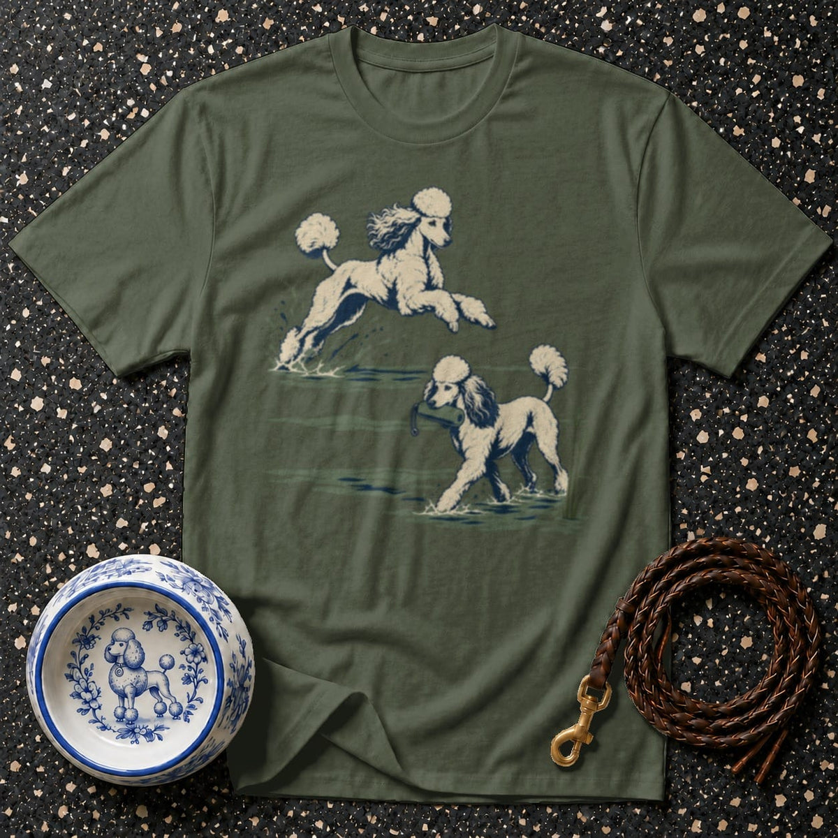 T-shirt Vintage Hunting Poodle T-Shirt Poodle T-Shirt | Dog Lover Gift