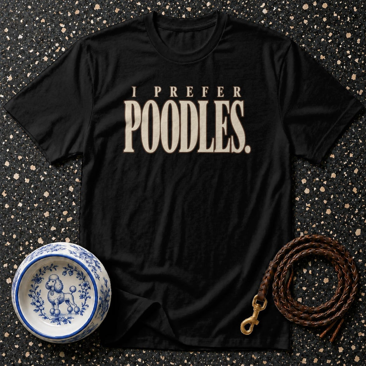 I Prefer Poodles Vintage T-Shirt I Prefer Poodles T-Shirt | Poodle Lover Apparel