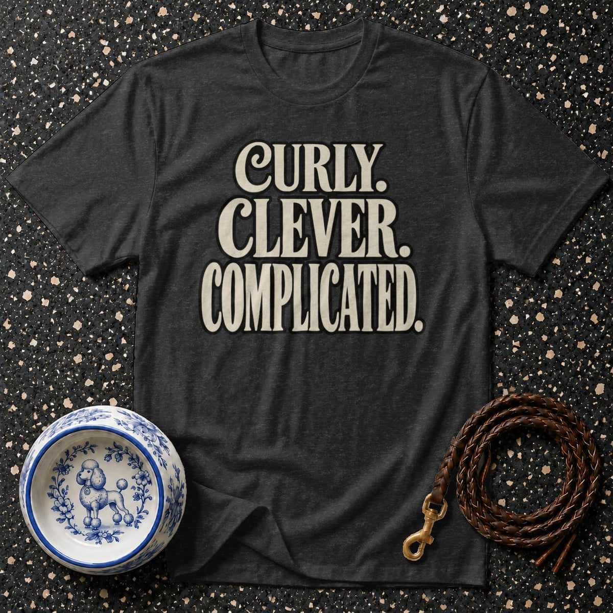 T-shirt Curly Clever Complicated T-Shirt Curly Clever Complicated T-Shirt | Poodle Lover Gift