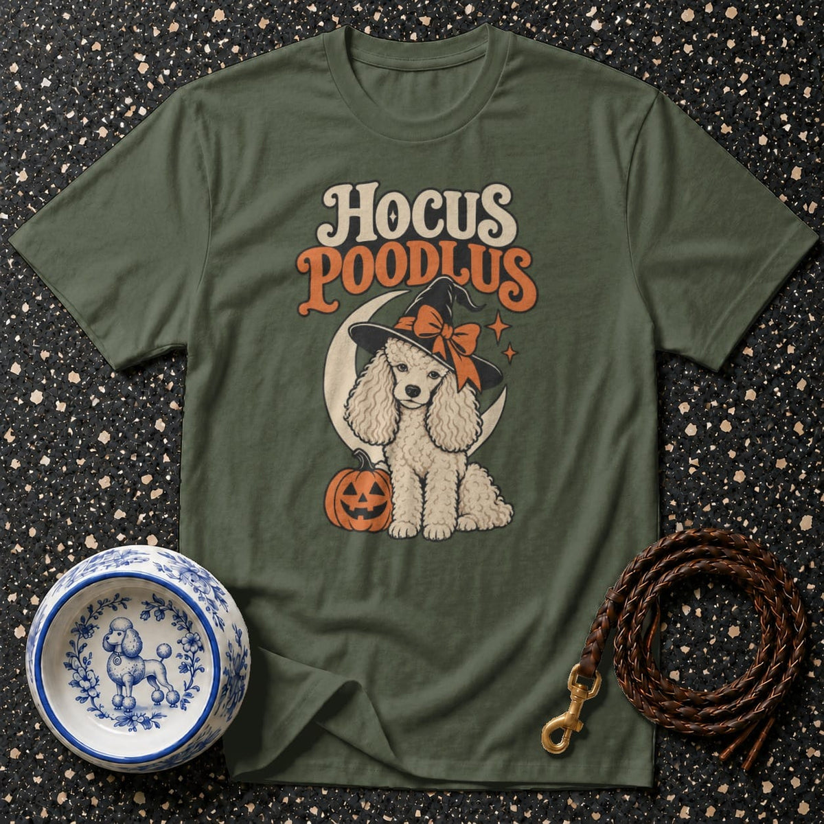 T-shirt Hocus Poodlus Halloween T-Shirt Hocus Poodlus Halloween T-Shirt | Poodle Witch Shirt