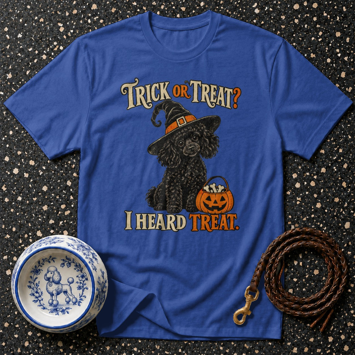 Trick Or Treat Poodle T-Shirt