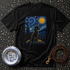 Starry Poodle Night T-Shirt Poodle Starry Night T-Shirt | Artistic Dog Apparel