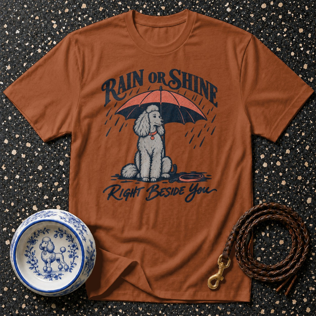 Rain Or Shine Poodle T-Shirt
