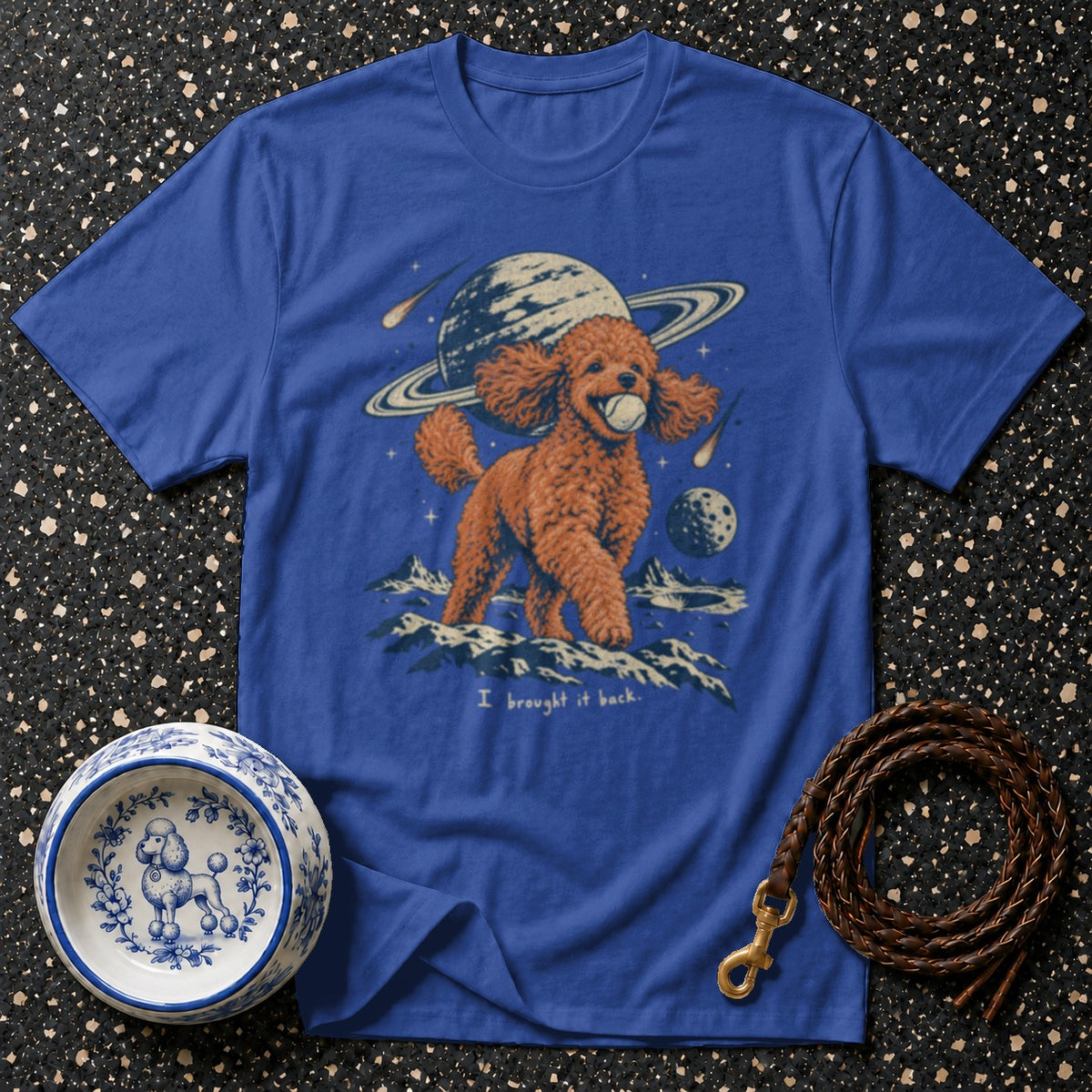 Cosmic Fetch Poodle T-Shirt