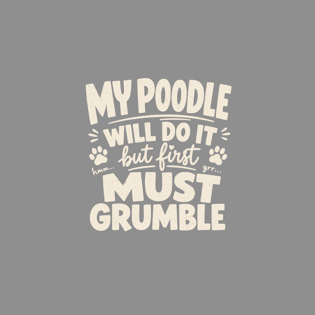 My poodle will do it but first must grumble text with paw prints.