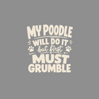My poodle will do it but first must grumble text with paw prints.