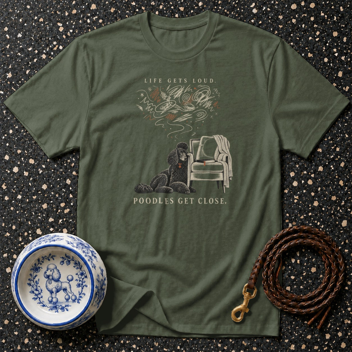 Poodles Get Close Cozy T-Shirt